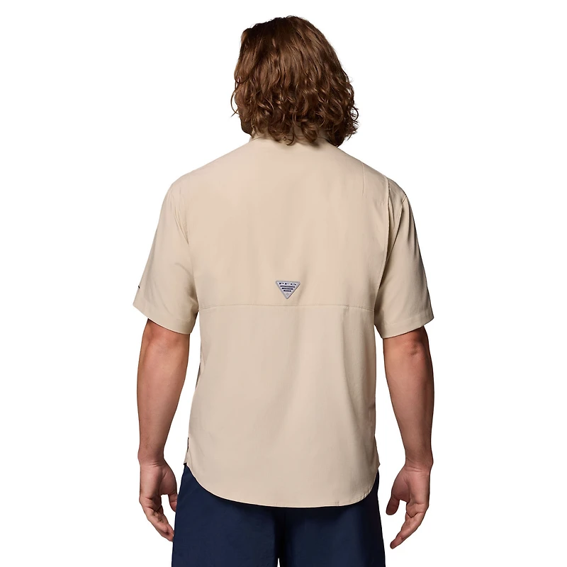 Chemise boutonnée Columbia Tan Tennessee Volunteers Tamiami Omni-Shade pour homme