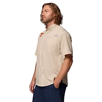 Chemise boutonnée Columbia Tan Tennessee Volunteers Tamiami Omni-Shade pour homme