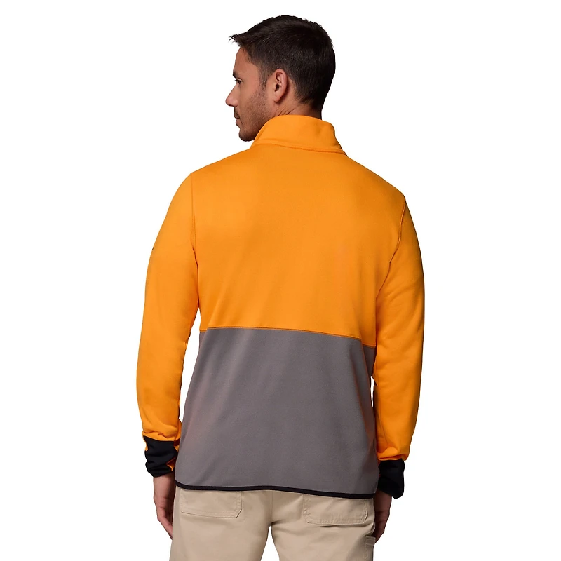 Men's Columbia Tennessee Orange/Gray Volunteers Hike Omni-Wick Half-Zip Pullover