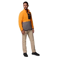 Pull Columbia Tennessee Orange/Gris Volunteers Hike Omni-Wick à demi-zip pour homme