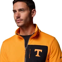 Pull Columbia Tennessee Orange/Gris Volunteers Hike Omni-Wick à demi-zip pour homme