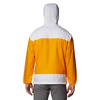 Veste coupe-vent entièrement zippée Columbia Tennessee Orange Volunteers Flash Challenger II Omni-Shade pour homme