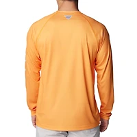 T-shirt à manches longues raglan Columbia Tennessee Orange Volunteers PFG Terminal Tackle Omni-Shade pour homme