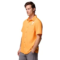 Chemise boutonnée Columbia Tennessee Orange Volunteers Slack Tide Camp pour homme