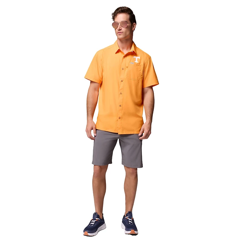 Men's Columbia Tennessee Orange Volunteers Slack Tide Camp Button-Up Shirt
