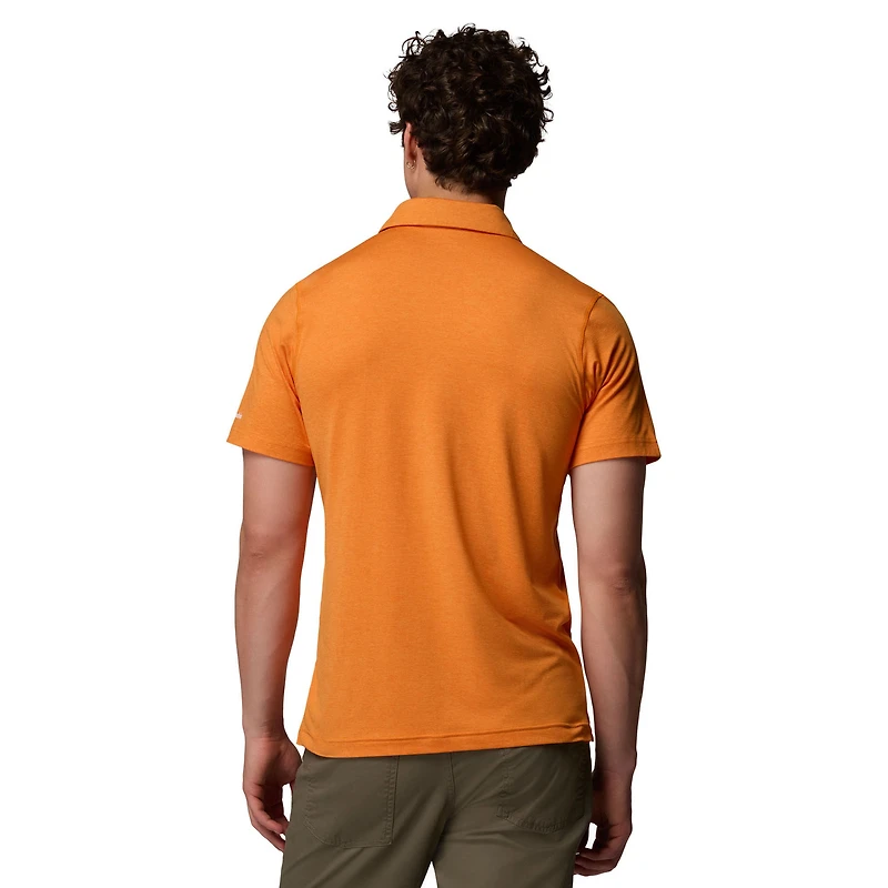 Polo Columbia Tennessee Orange Volunteers Tech Trail pour homme