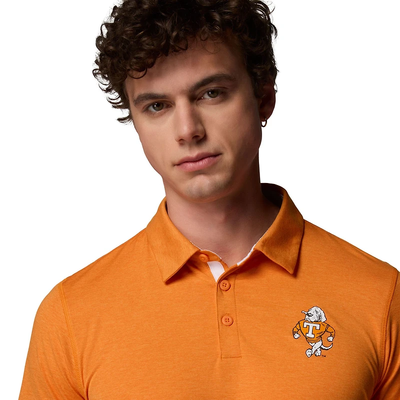 Polo Columbia Tennessee Orange Volunteers Tech Trail pour homme