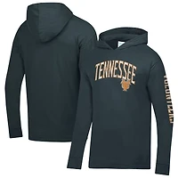 Men's ComfortWash  Charcoal Tennessee Volunteers Long Sleeve Hooded T-Shirt
