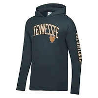 Men's ComfortWash  Charcoal Tennessee Volunteers Long Sleeve Hooded T-Shirt