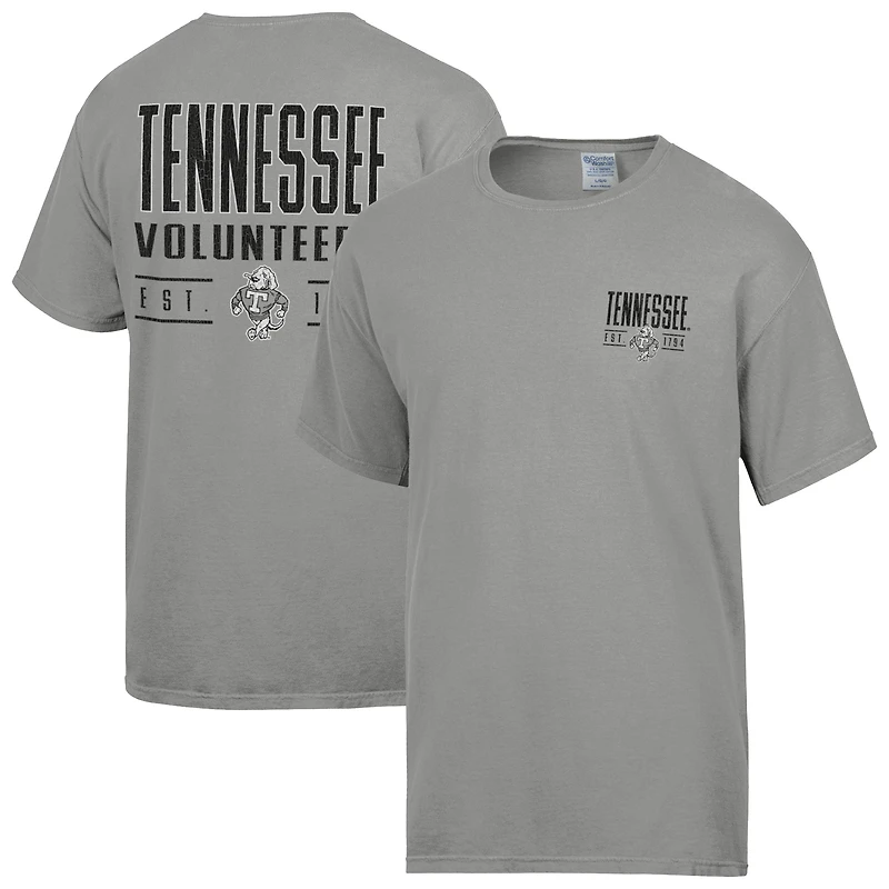 Men's ComfortWash Gray Tennessee Volunteers Big Name T-Shirt