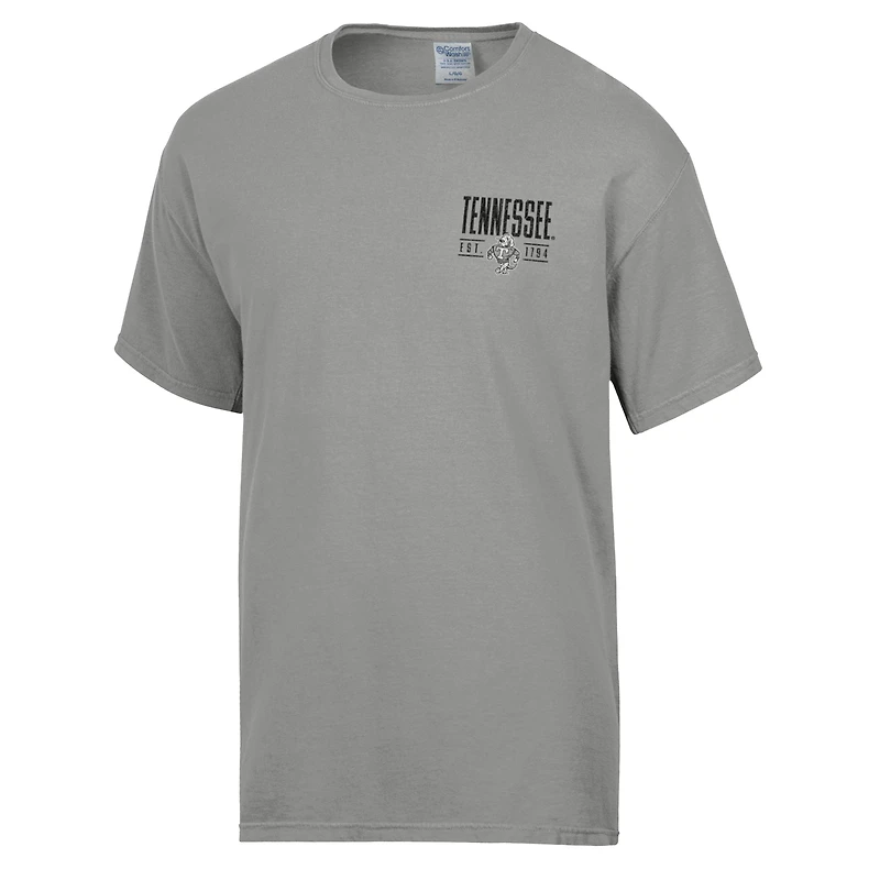 Men's ComfortWash Gray Tennessee Volunteers Big Name T-Shirt