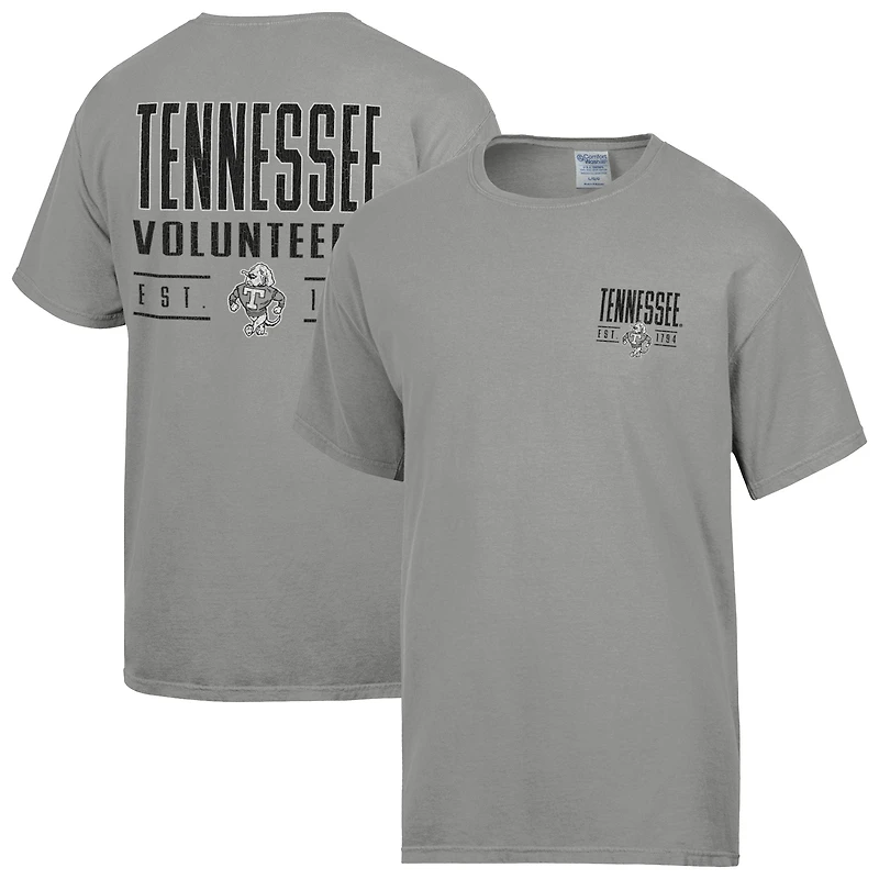 Men's ComfortWash Gray Tennessee Volunteers Big Name T-Shirt