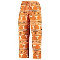 Men's Concepts Sport Tennessee Orange Volunteers Ugly Sweater Knit Long Sleeve Top and Pant Set