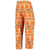 Men's Concepts Sport Tennessee Orange Volunteers Ugly Sweater Knit Long Sleeve Top and Pant Set