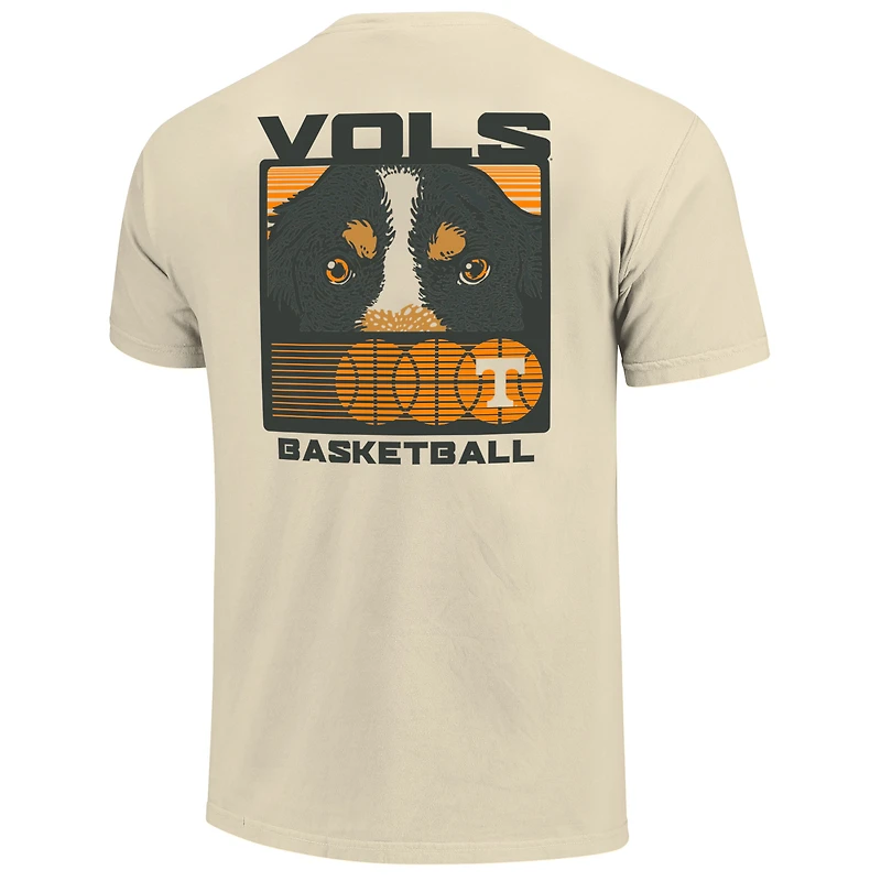 Couleurs confortables crème pour hommes Tennessee Volunteers Basketball Staredown