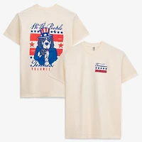 T-shirt crème pour homme Tennessee Volunteers avec la mascotte Oncle Sam