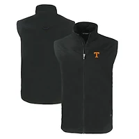 Men's Cutter & Buck  Gray Tennessee Volunteers Charter Eco Recycled Full-Zip Vest
