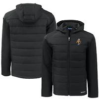 Veste à capuche zippée intégrale Cutter & Buck Black Tennessee Volunteers Vault Evoke pour homme