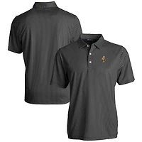 Polo extensible recyclé à imprimé symétrique Eco Symmetry pour homme, noir, Cutter & Buck, Tennessee Volunteers Vault Pike