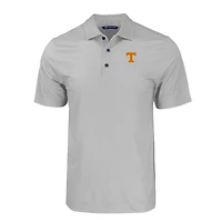 Polo extensible recyclé à imprimé géométrique ton sur pour homme, gris, Cutter & Buck, Tennessee Volunteers, Pike Eco