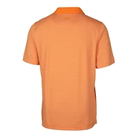 Men's Cutter & Buck  Tennessee Orange Volunteers Alumni Logo Forge Tonal Stripe Stretch Polo