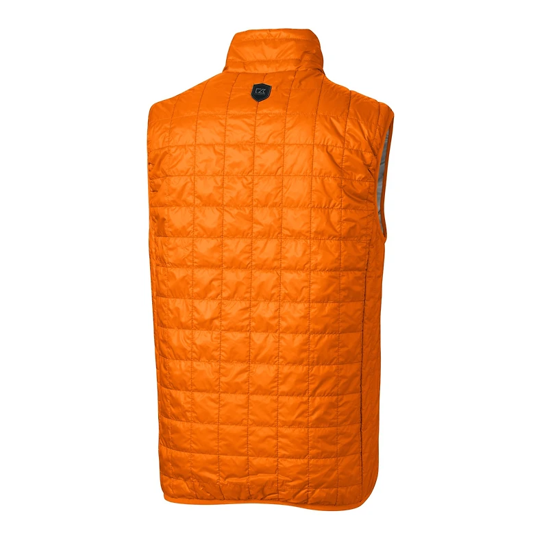Men's Cutter & Buck  Tennessee Orange Volunteers Alumni Logo Rainier PrimaLoft Eco Insulated Full-Zip Puffer Vest