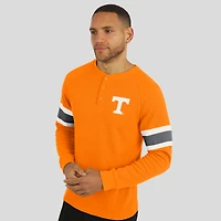 Men's Darius Rucker Collection by Fanatics Tennessee Orange Volunteers Waffle-Knit Raglan Long Sleeve Henley T-Shirt