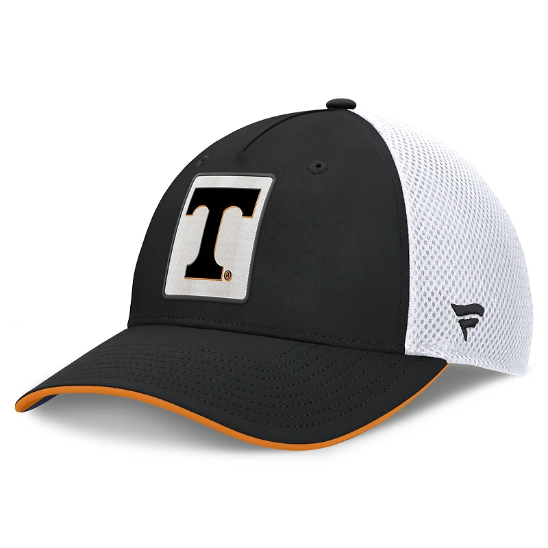 Men's Fanatics Black Tennessee Volunteers 5-Panel Matter Flex Hat