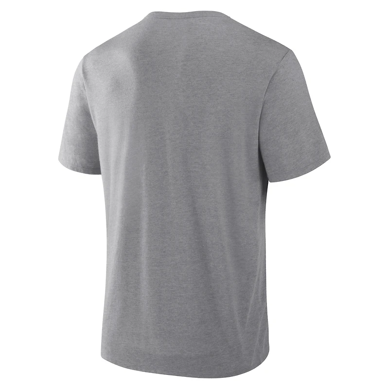 T-shirt tri-blend Dynamic Showdown pour homme, gris, fanatiques, Tennessee Volunteers