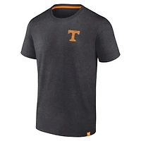 T-shirt emblématique des Tennessee Volunteers pour hommes Fanatics Heather Charcoal