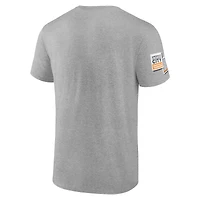 T-shirt de fan des volontaires du Tennessee Fanatics Heather Grey pour hommes