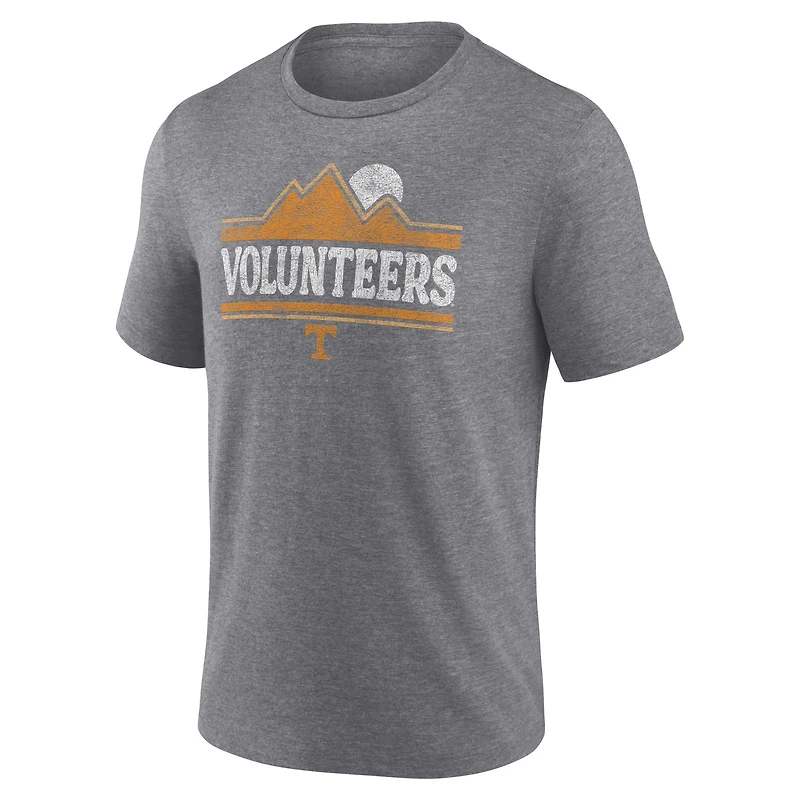 T-shirt tri-blend préféré des Tennessee Volunteers de Fanatics Heather Gray pour hommes