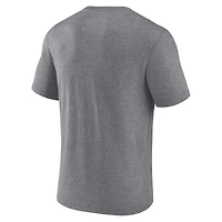 T-shirt tri-blend préféré des Tennessee Volunteers de Fanatics Heather Gray pour hommes
