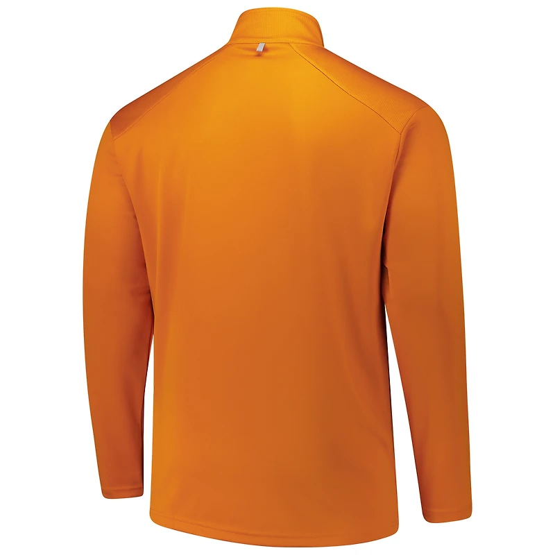 Men's Fanatics Tennessee Orange Volunteers Big & Tall Defender Quarter-Zip Top