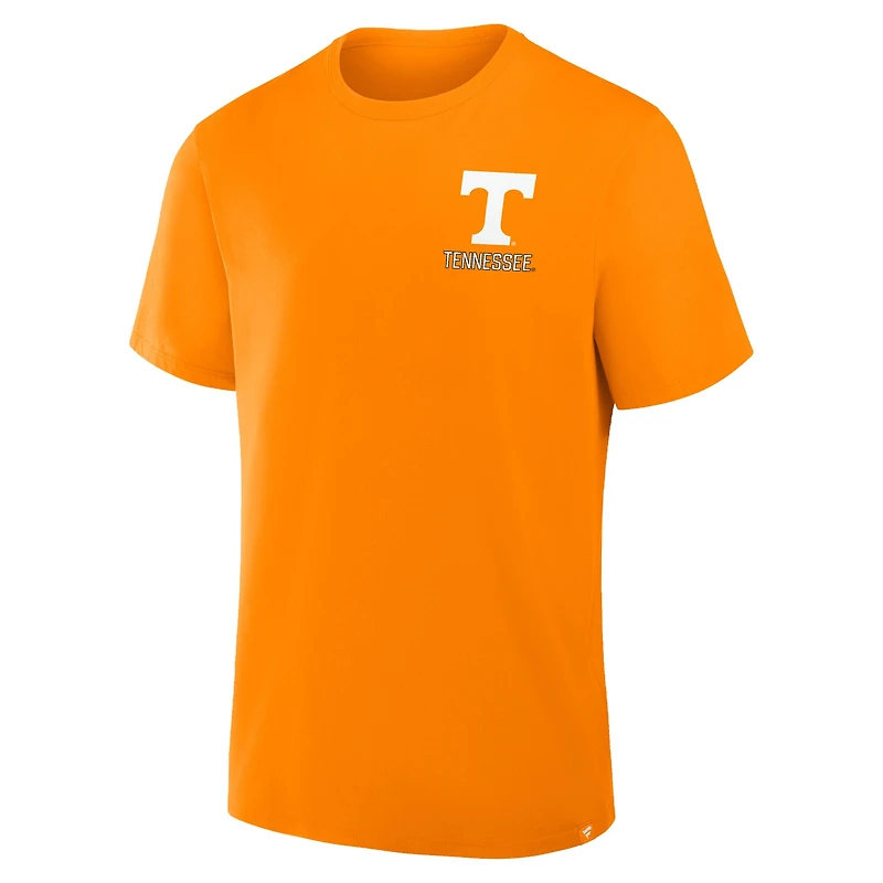 T-shirt Fanatics Tennessee Orange pour homme, motif Quad Legacy des Volunteers