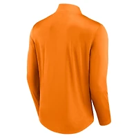 Men's Fanatics Tennessee Orange Volunteers Quarterback Mock Neck Quarter-Zip Top