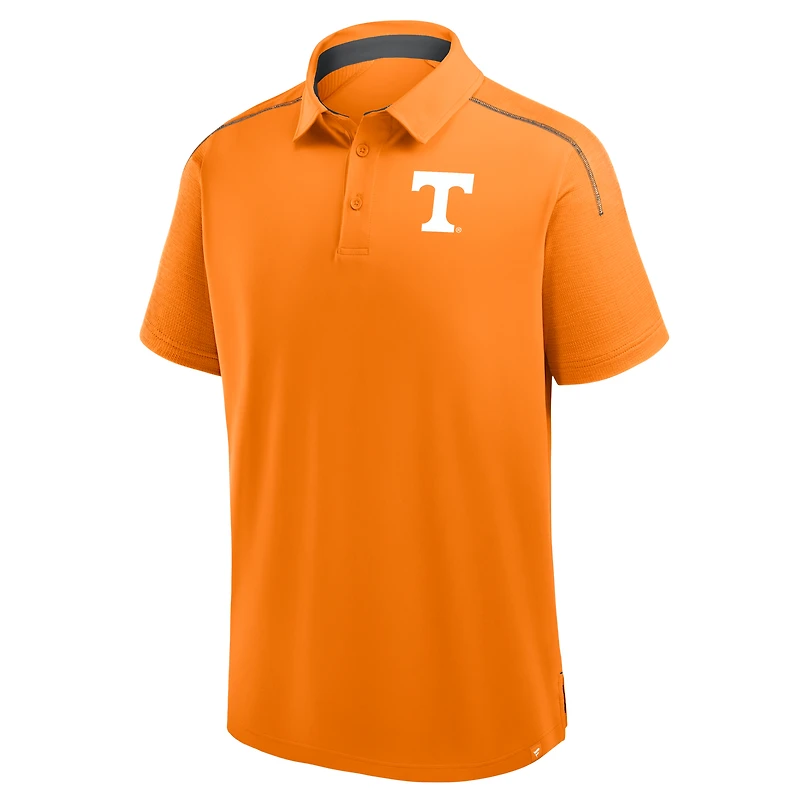 Men's Fanatics Tennessee Orange Volunteers Take The Lead Defender Raglan Polo