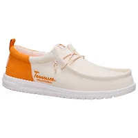 Chaussures décontractées à enfiler Wally pour homme, blanches et orange Tennessee, des Tennessee Volunteers