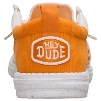 Chaussures décontractées à enfiler Wally pour homme, blanches et orange Tennessee, des Tennessee Volunteers