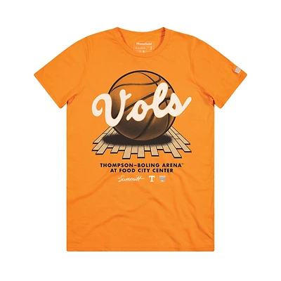 Men's Homefield Tennessee Orange Volunteers Basketball Vintage T-Shirt