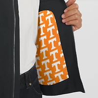 Men's J. Palmer Black Tennessee Volunteers Lightweight Cover-4 Tri-Blend Full-Zip Jacket