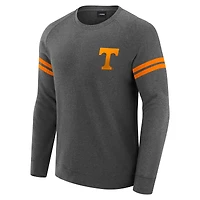 Men's J. Palmer Gray Tennessee Volunteers Players Lounge Raglan Tri-Blend Sweatshirt