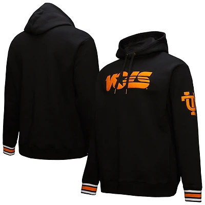Sweat à capuche en polaire noir Tennessee Volunteers Chainstich pour homme de Mitchell & Ness