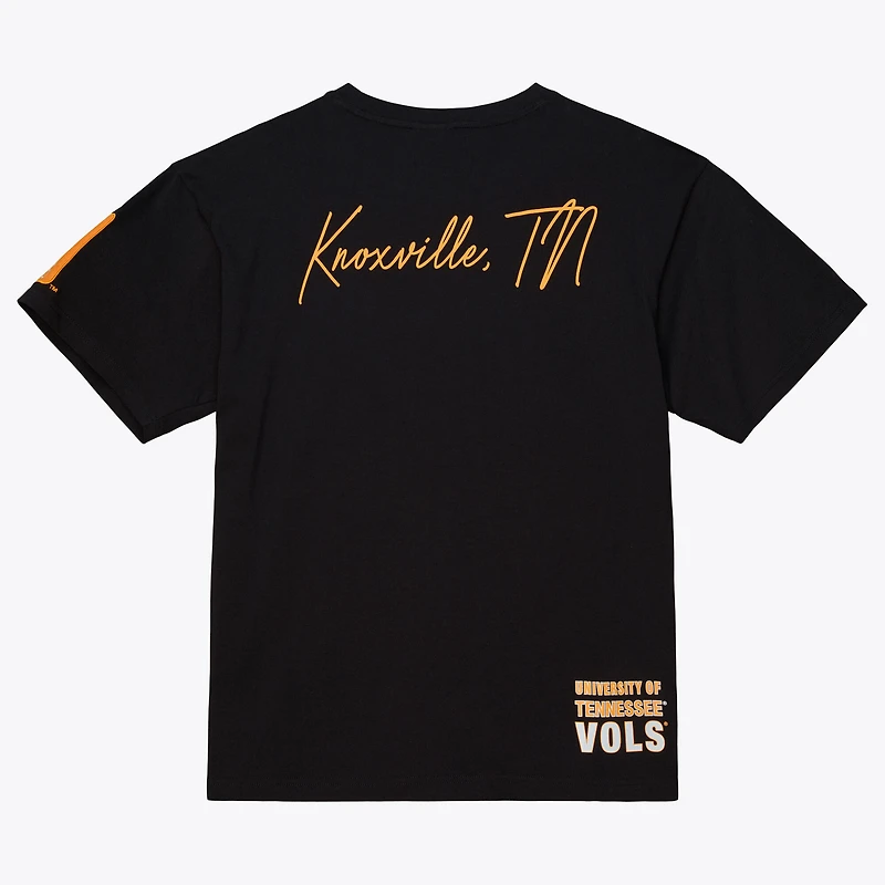 T-shirt premium Mitchell & Ness Black Tennessee Volunteers Double Clutch pour homme