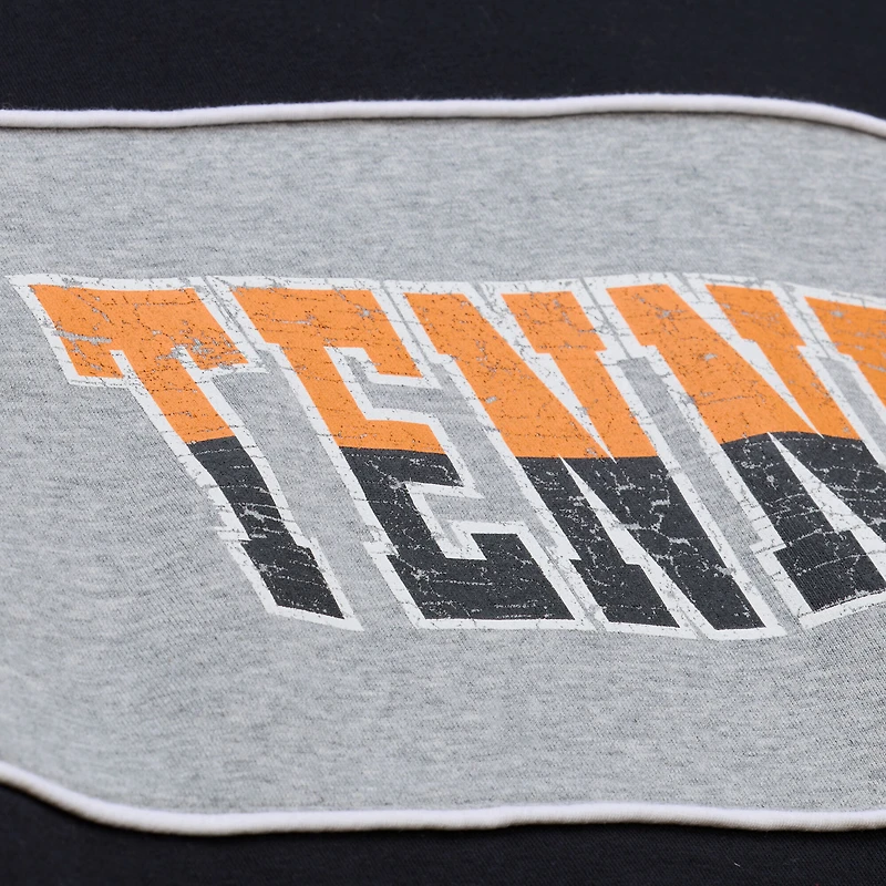 Men's Mitchell & Ness  Black Tennessee Volunteers Fleece Sweatshirt