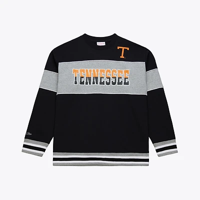 Men's Mitchell & Ness  Black Tennessee Volunteers Fleece Sweatshirt
