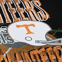 Men's Mitchell & Ness  Black Tennessee Volunteers Half Time Fleece Crewneck Sweatshirt