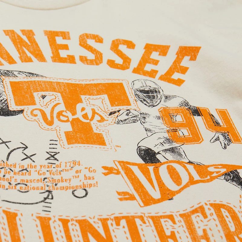 T-shirt Mitchell & Ness crème pour homme