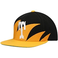 Men's Mitchell & Ness Tennessee Orange/Black Tennessee Volunteers Sharktooth Snapback Hat