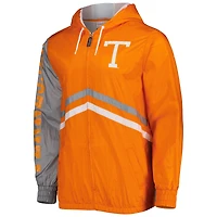 Mitchell & Ness Tennessee Orange Volunteers Undeniable - Veste coupe-vent entièrement zippée pour hommes